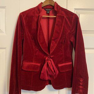 Red Velvet Blazer